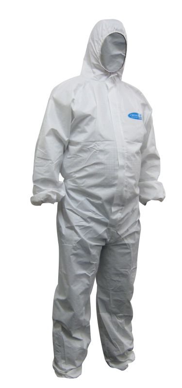 Maxisafe White Laminated Coverall
