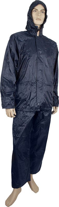 Maxisafe Navy PVC Rainsuit