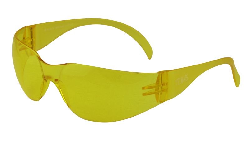 TEXAS Safety Glasses with Anti-Fog - Amber Lens