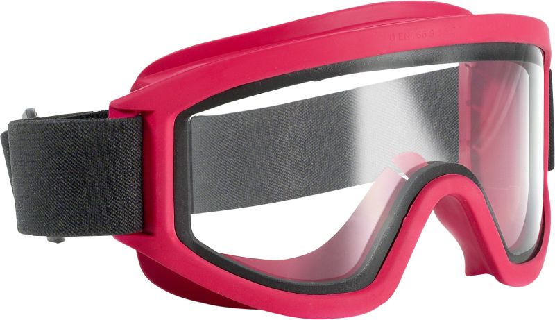 Maxisafe Fire Fighter Goggles, Anti-Fog Clear Lens