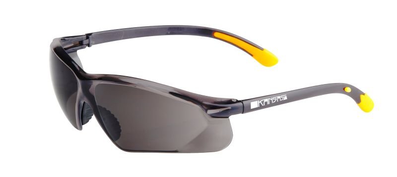 KANSAS Safety Glasses with Anti-Fog - Smoke Lens