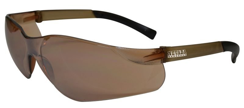 NEVADA Safety Glasses with Anti-Fog - Bronze Mirror Lens