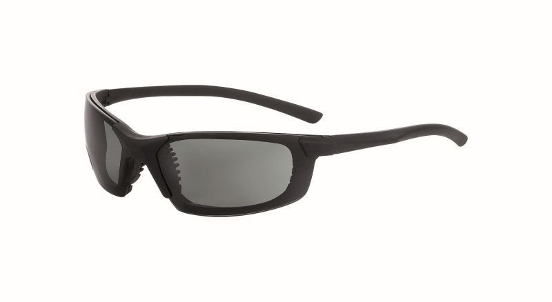 549 Safety Glasses, Black Frame, G15 Smoke AS/AF Lens