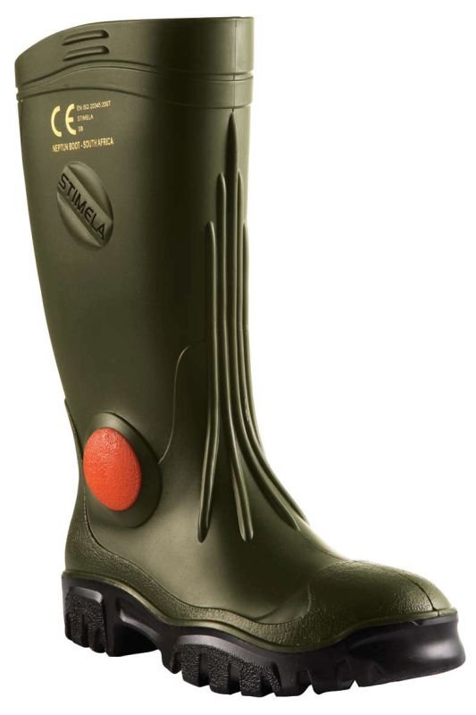 Foreman Green Gumboots w/ Safety Toe