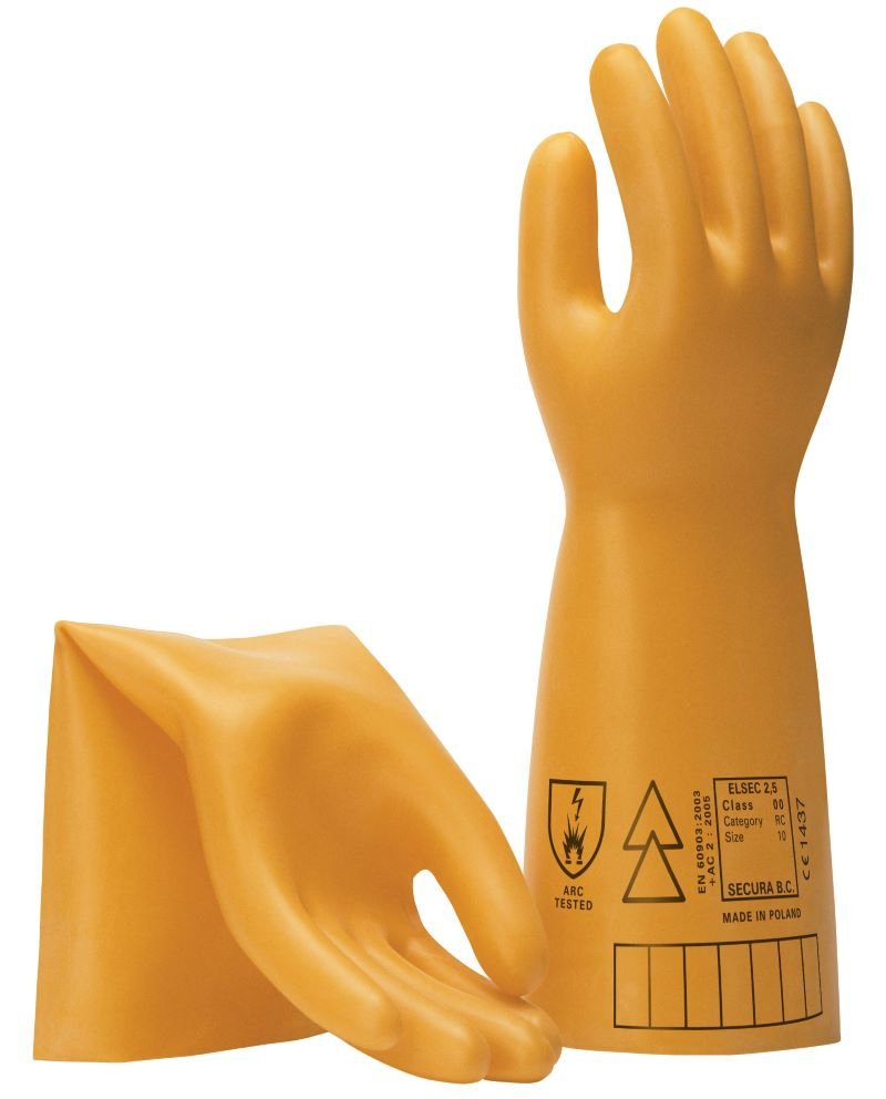 Electrical Insulating Glove, 500v, 2.5kv Class 00