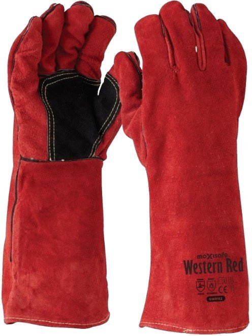 Western Red Premium Welders Gantlet