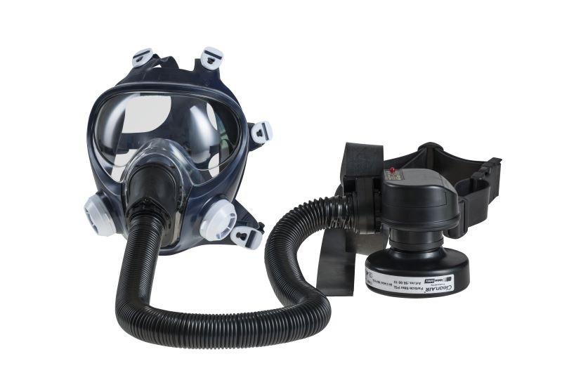 CleanAir Asbest PAPR with RCF02 Mask, P3 Filter, Hose & Belt