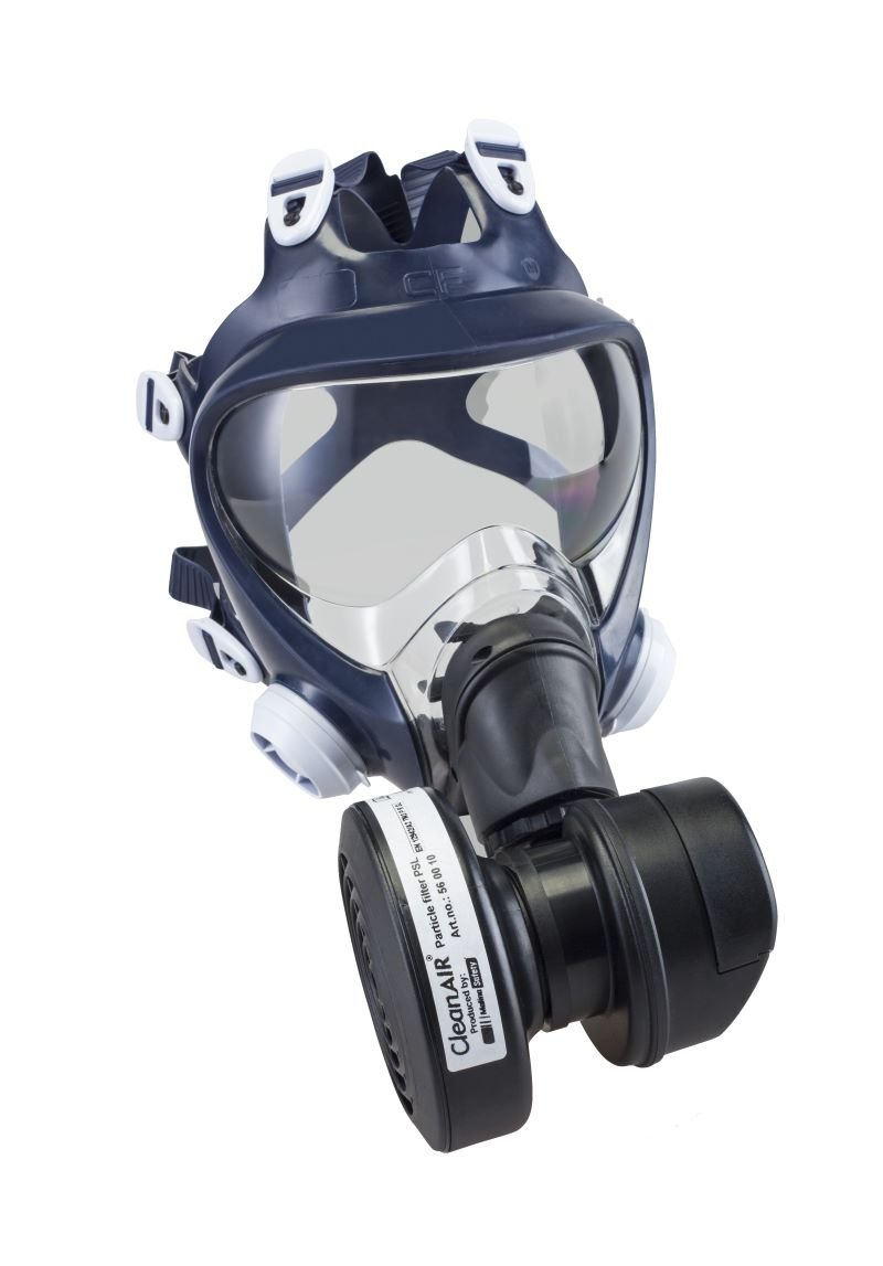 CleanAir Mask Mount Asbest PAPR with Full Face Mask