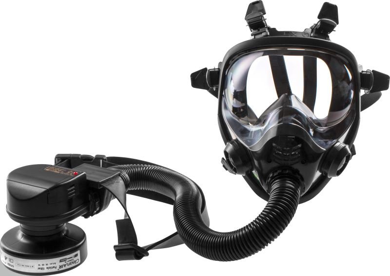 CleanAir PAPR with Full Face Mask, Filter, Hose, Belt Kit