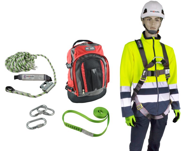 Premium Roofers Kit with full body harness