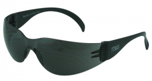 TEXAS Safety Glasses with Anti-Fog - Smoke Lens