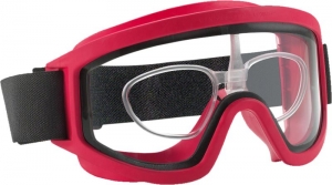 Maxisafe Fire Fighter Goggles, Anti-Fog Clear Lens