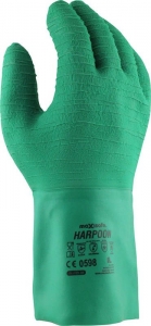 Harpoon Green Latex Gauntlet
