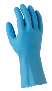 Maxisafe Blue Latex Silverlined Glove