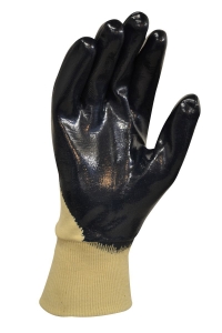 Blue Knight Nitrile 3/4 Dipped Glove, Knit Wrist
