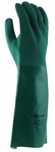 Maxisafe Green Double Dipped PVC Gauntlet - 45cm