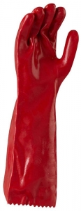 Maxisafe Red PVC Gauntlet - 45cm