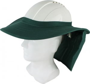 Maxisafe Hard Hat Brim with Neck Flap