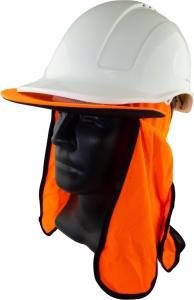 Maxisafe Orange Cap with Neck Flap