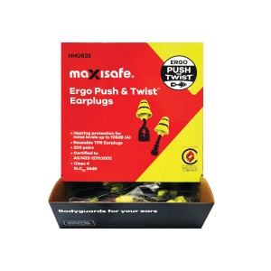 Ergo Push & Twist Uncorded Earplugs - Class 4