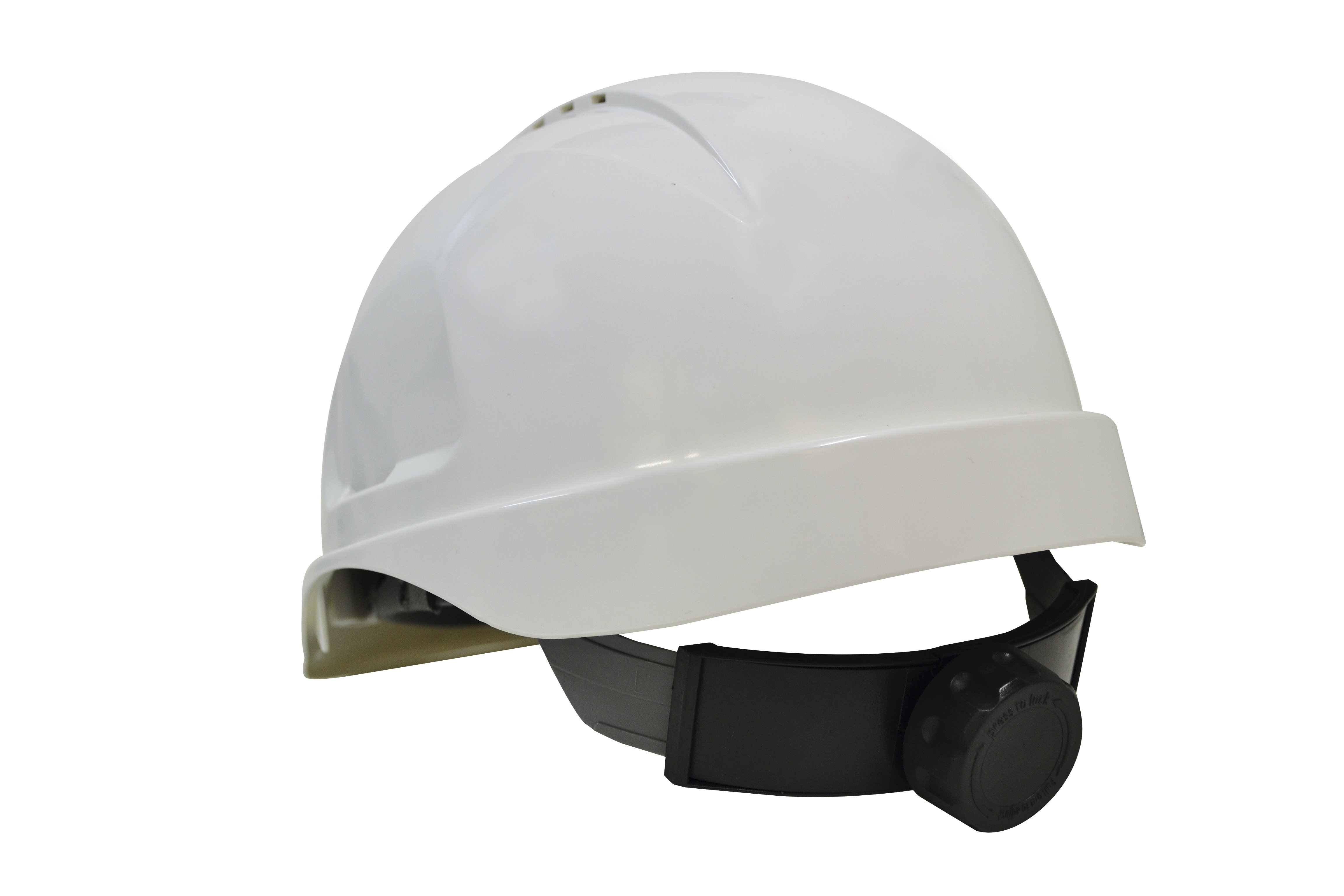 Maxisafe Vented Hard Hat - Ratchet Harness