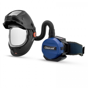 CleanAIR Omnira COMBI Welding Helmet & CleanAIR Basic PAPR Kit