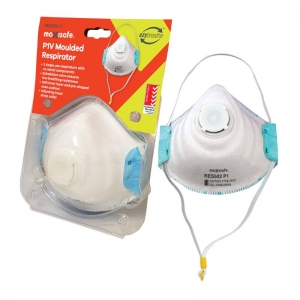 P1 Moulded Respirator with Valve, card of 3