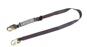 Maxisafe Heavy Duty 2m Web Shock Absorbing Lanyard - 140kg rated